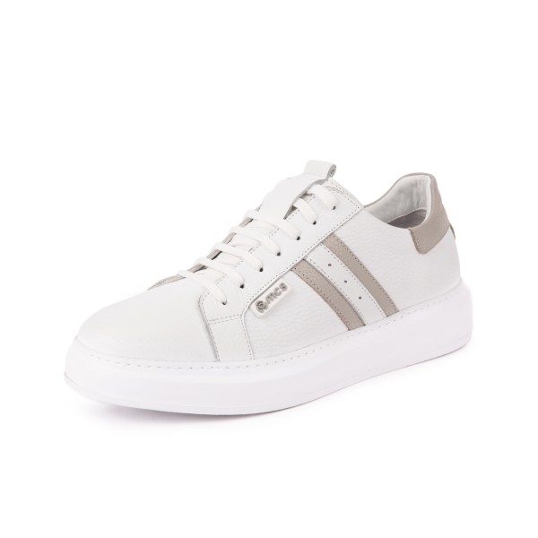 Baha Sneaker Weiß grau Linie