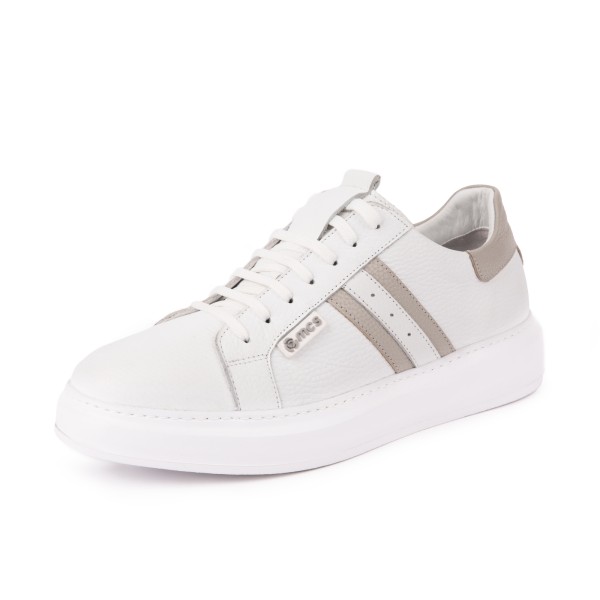Baha Sneaker Weiß grau Linie-W